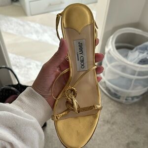Jimmy Choo Gold Heel